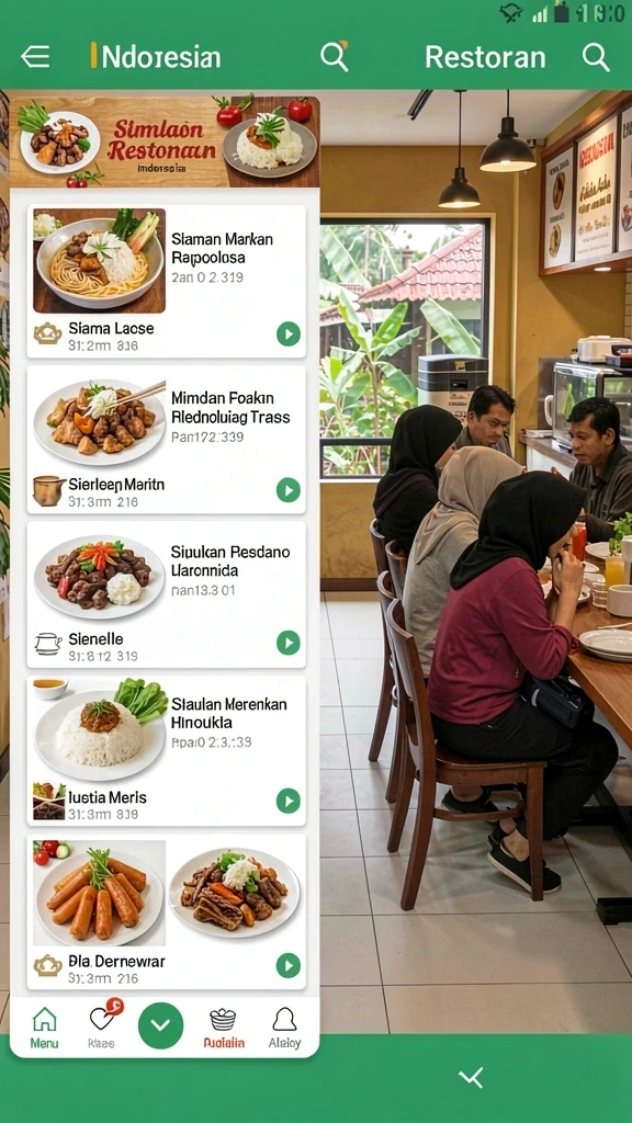 dna777 - Antarmuka pengguna yang sederhana dan mudah dinavigasi.
