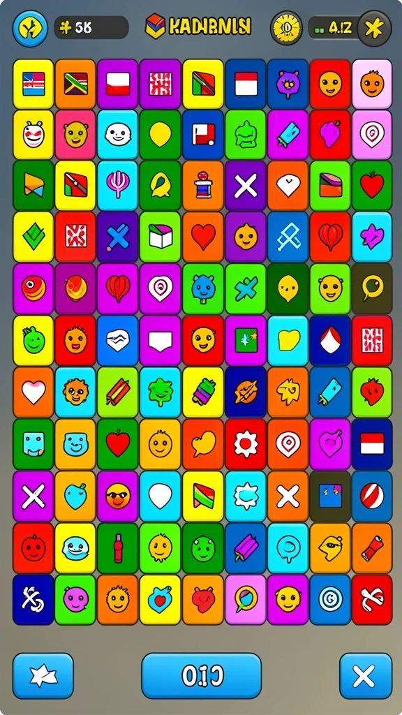 gems365 - Tangkapan layar dari level yang penuh tantangan.