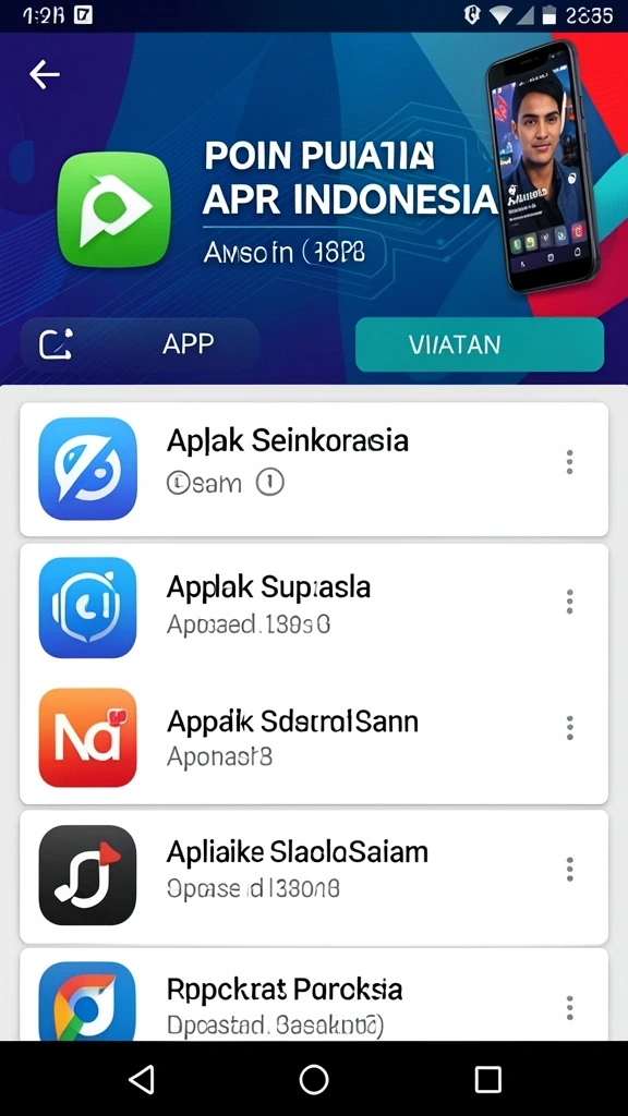 ollo4d - Menu utama yang mudah dinavigasi.