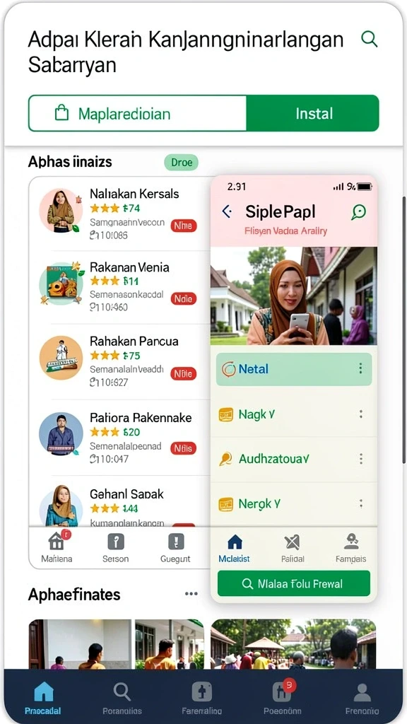 sm605 - Screenshot menunjukkan fitur kustomisasi karakter yang menarik.